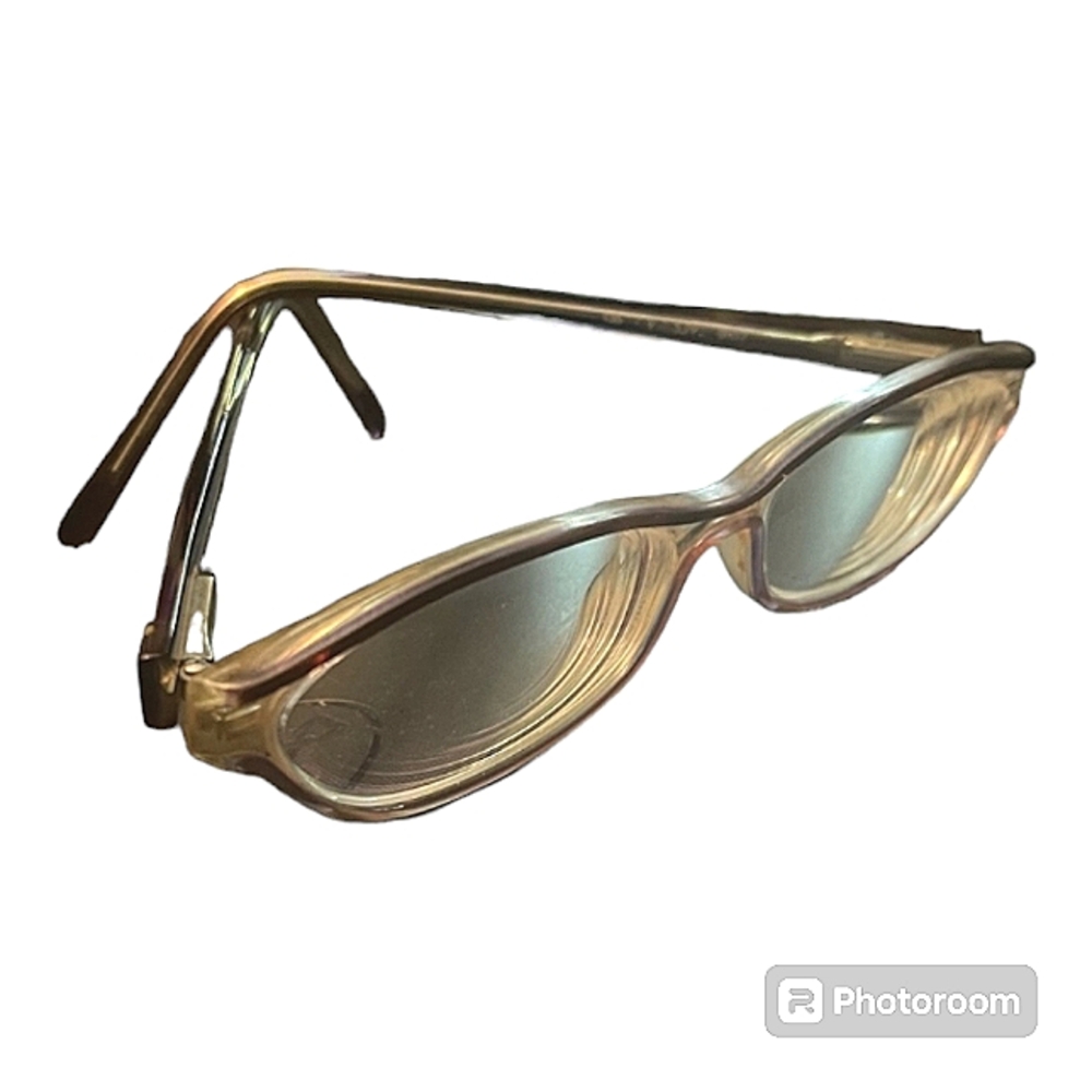 AUTHENTIC VALENTINO VINTAGE GLASS FRAMES WITH LENSES NO CASE EUC